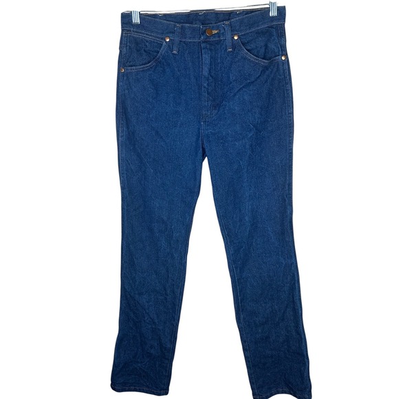 Wrangler 936DEN Men's Cowboy Cut 100% Cotton Slim Fit Jeans‎ 31x32 Western - Picture 1 of 8
